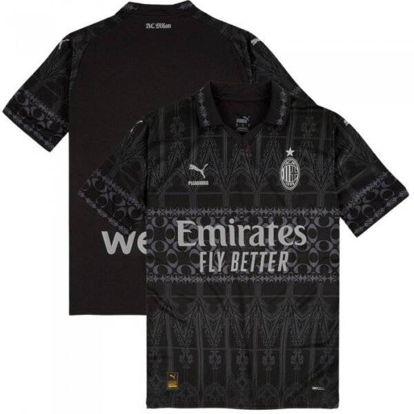 AC Milan X Pleasures 2023/24 Fourth Kit (DARK) (Player Version)