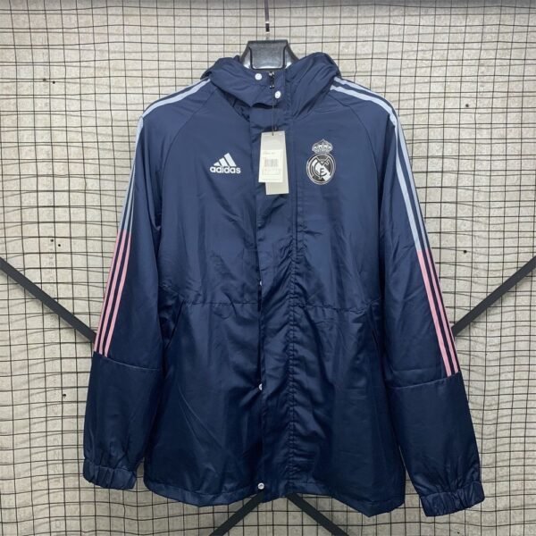 REAL MADRID NAVY BLUE  24-25 WINDBREAKER