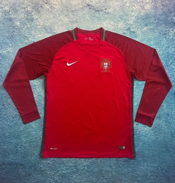 RETRO PORTUGAL HOME FULL SLEEVES EURO 2016