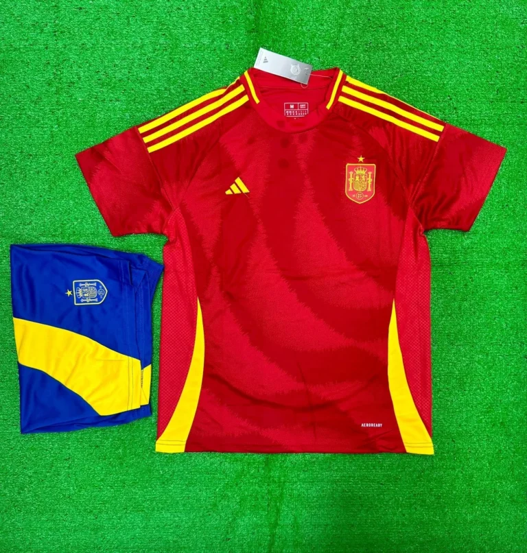 Spain Home Euro 2024 Jersey with Shorts