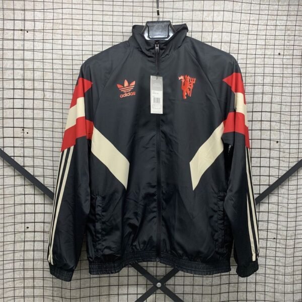 MANCHESTER UNITED ORIGINALS BLACK 24-25 WINDBREAKER