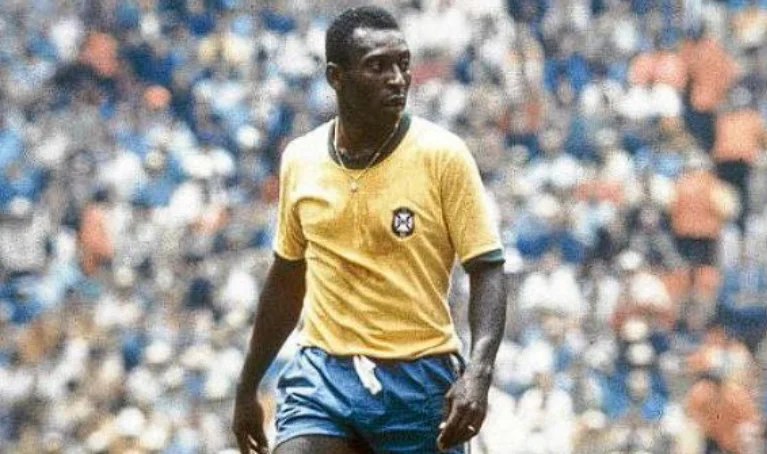 3. Pelé – Brazil 1970 World Cup Jersey