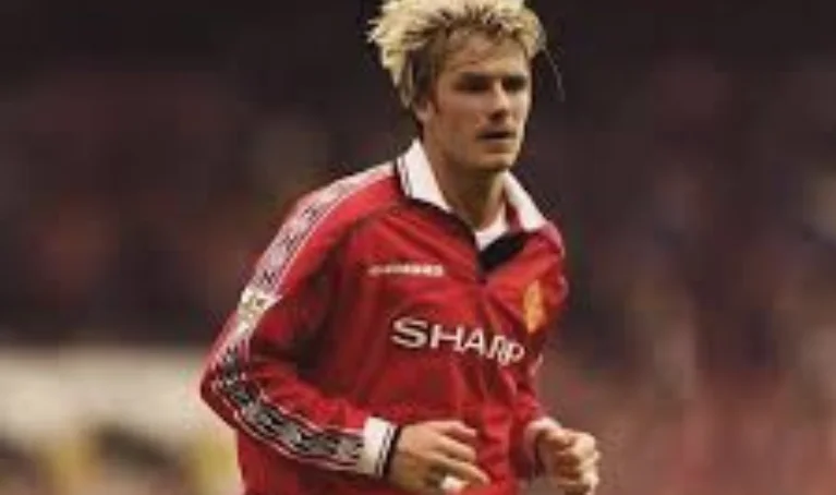 6. David Beckham – Manchester United 1998/99 Jersey