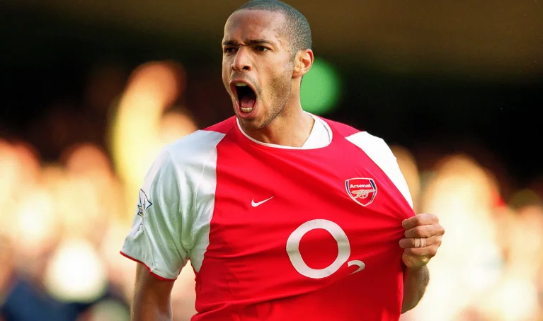 8. Thierry Henry – Arsenal 2003/04 Invincibles Jersey