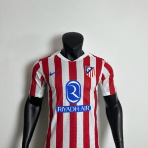 Atletico Madrid Home 25 26 Player Version Jersey