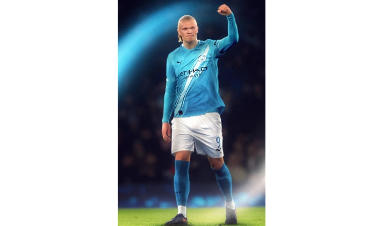 11. Manchester City 2025/26 Modern Football Shirt – Power in Blue