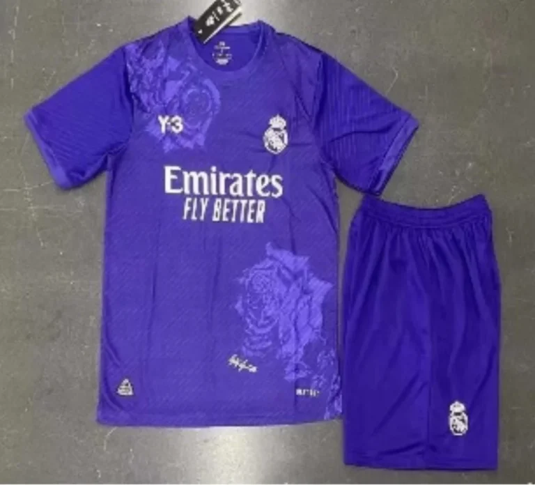 Merengues (RM) PURPLE Y-3 SET With Shorts