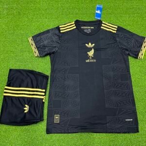 Mexico Black 25 26 Jersey With shorts