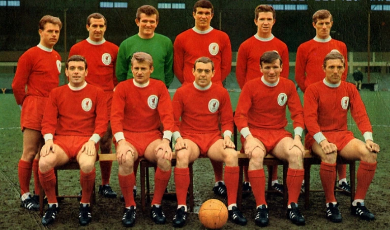 1. 1965–68 Liverpool Home Kit (All-Red Shankly Era Classic)