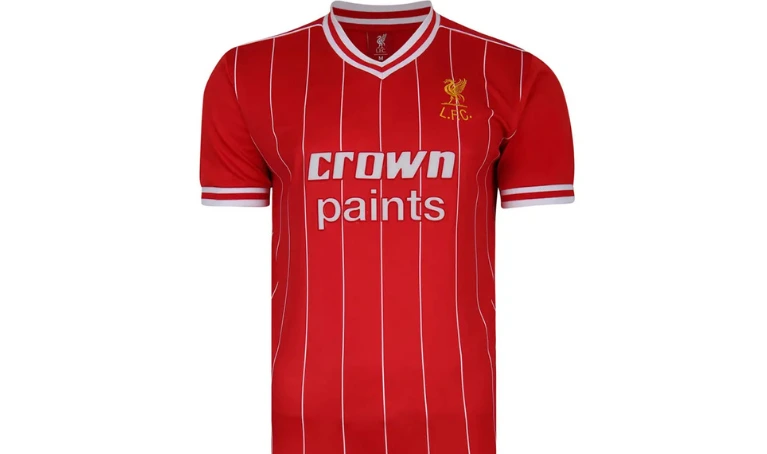 5. 1983–84 Liverpool Home Kit (Umbro Pinstripes)