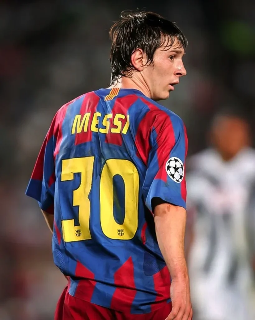 1. Barcelona 2005–06 Home Lionel Messi Shirt