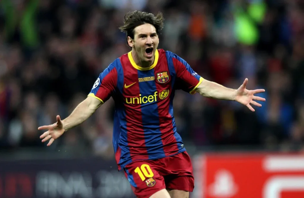 3. Barcelona 2010–11 Home Lionel Messi Shirt
